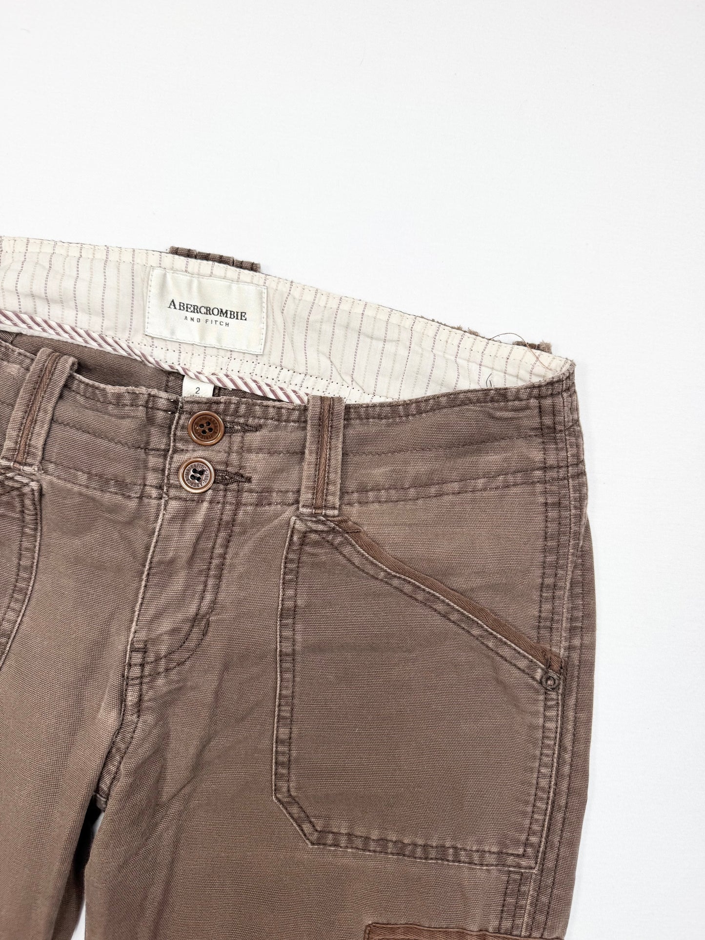 Abercrombie Brown Cargo Pants ♡ S