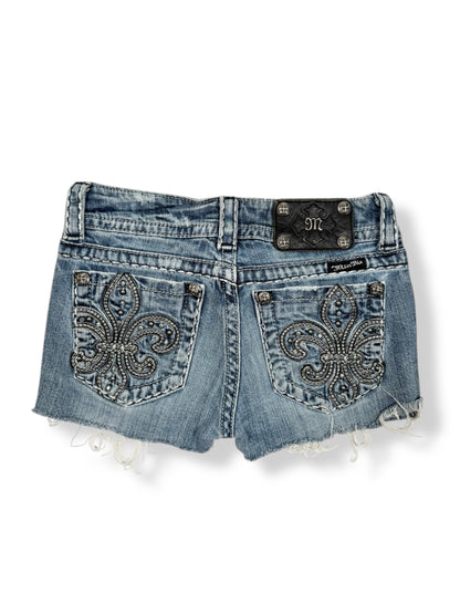Miss Me Cross Shorts ♡ Size XS