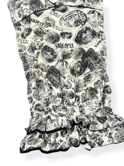 Stamp Print Dress ♡ S