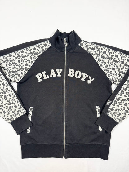 Leopard Playboy Zip Up ♡ Size L