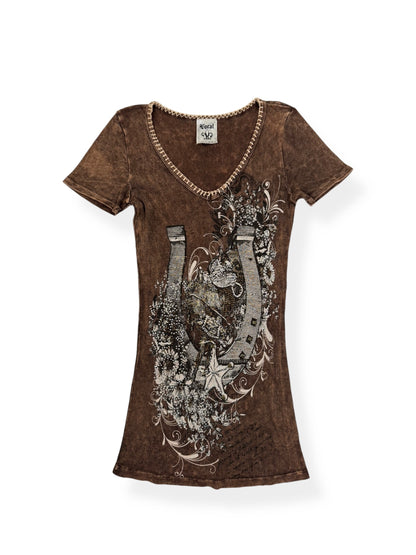 Vocal Horseshoe Grunge Tee ☆ S