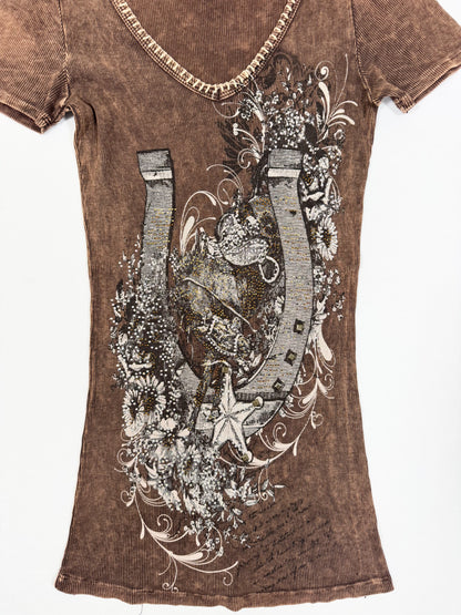 Vocal Horseshoe Grunge Tee ☆ S