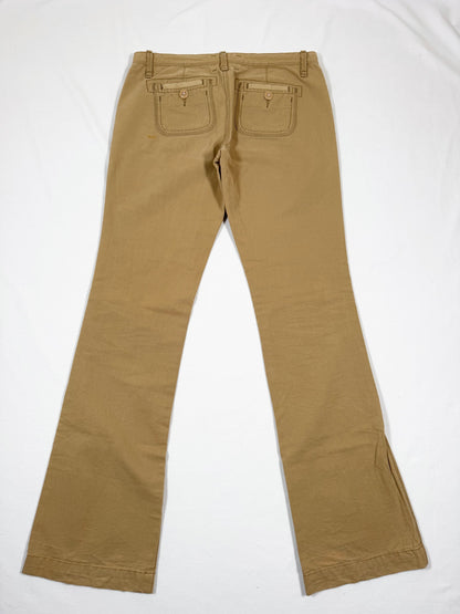 Abercrombie & Fitch Brown Flared Pants