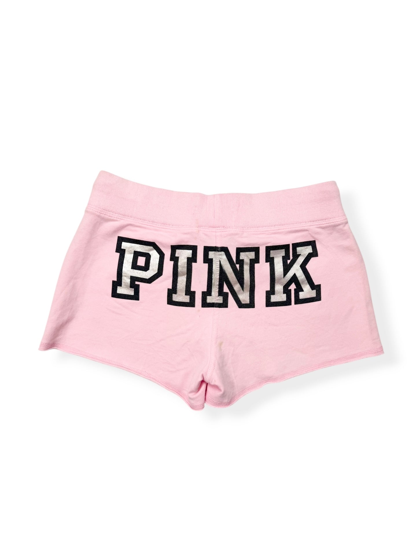 PINK Logo Pink Mini Shorts ♡ S