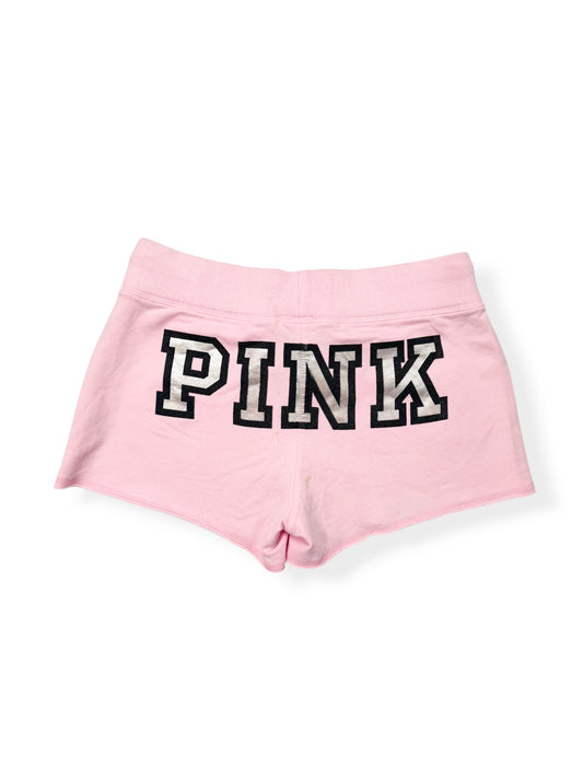 PINK Logo Pink Mini Shorts ♡ S