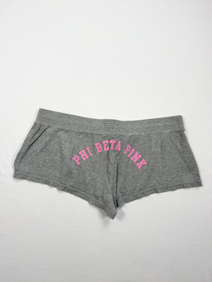 PINK Grey Mini Shorts ♡ L