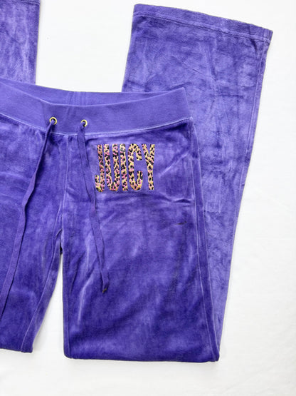 Purple Leopard Print Juicy Couture Tracksuit ♡ M