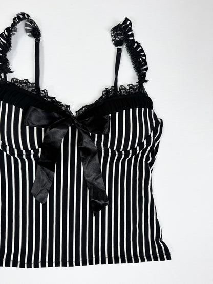 Cornflake Pinstripe Cami Set ♡ XS