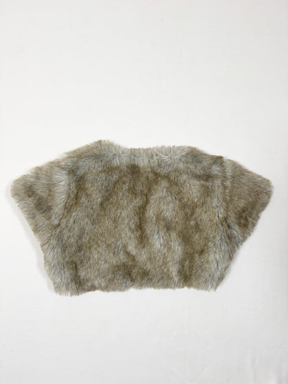 Grey Fur Bolero
