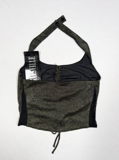 Galsville Glittery Halter ♡ Size S