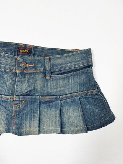Von Dutch Mini Pleated Skirt