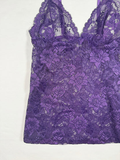 Purple Lace Cami