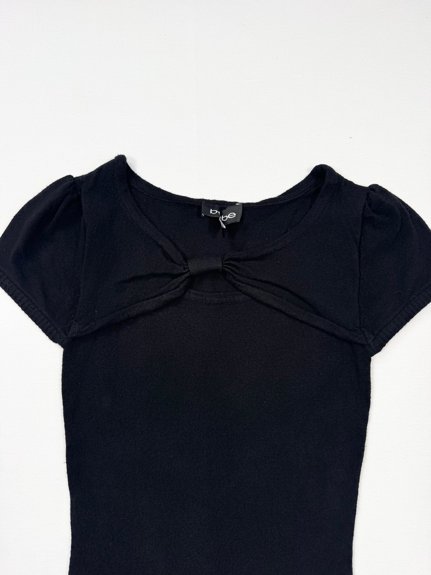 Bebe Knit Black Top ♡ XS