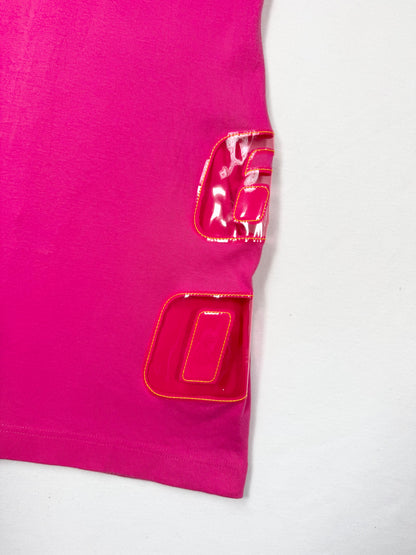 Hot Pink Miss Sixty PVC Cutout Dress ♡ M