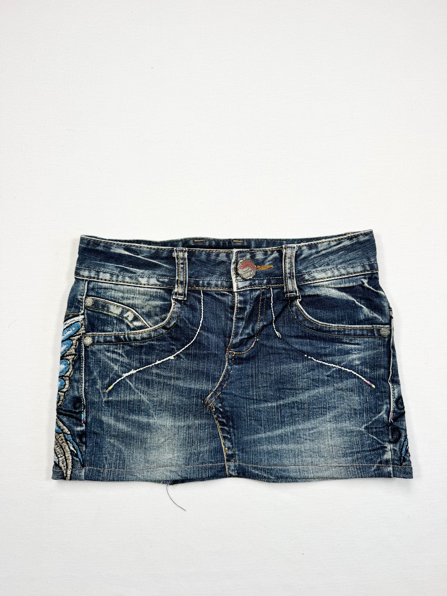 Butterfly Zipper Mini Skirt ♡ 24”