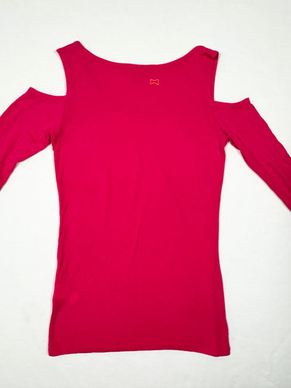 Playboy Cut Out Shoulder Top ♡ Size S