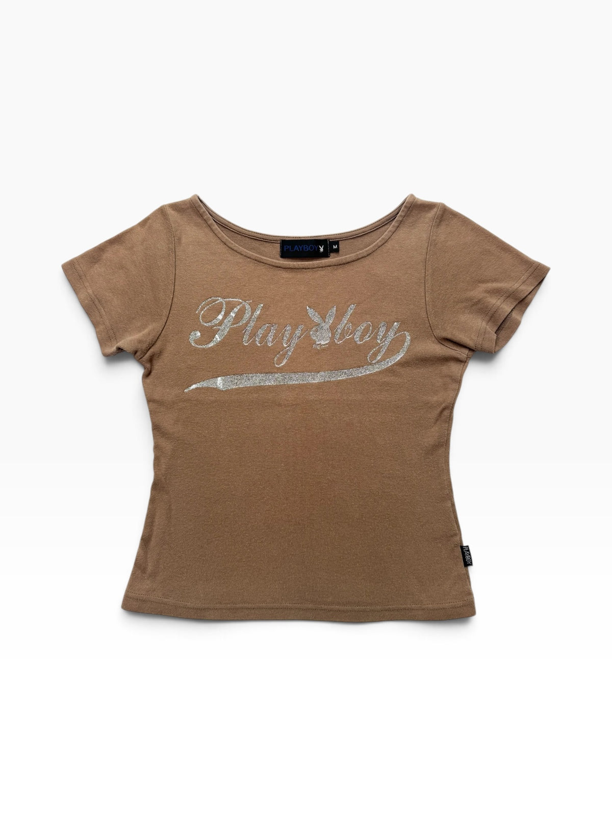 Brown Playboy Tee ♡ M