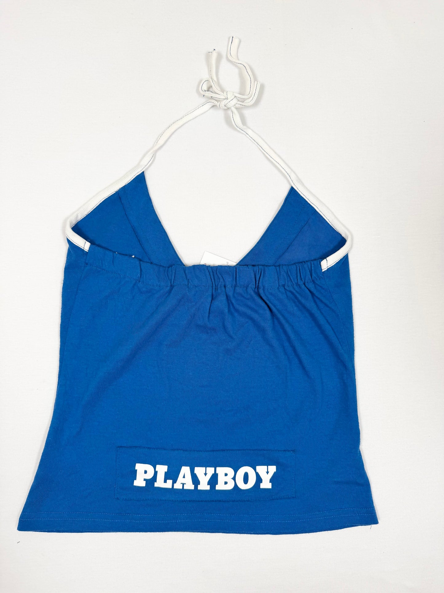 Blue Playboy Halter