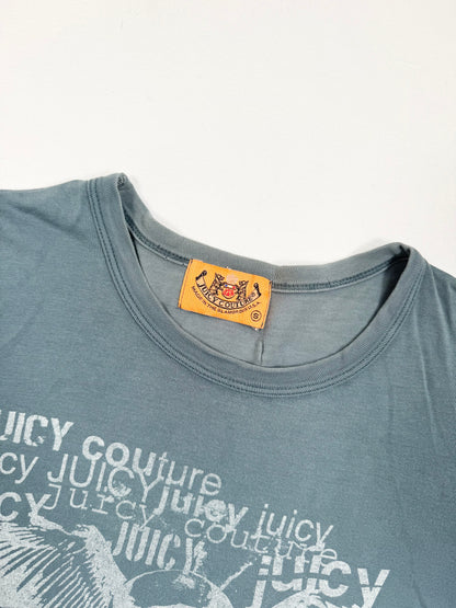 Juicy Couture Navy Skull Long Sleeved Top ♡ S