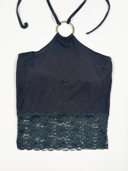 Lace O Ring Halter ♡ Size S