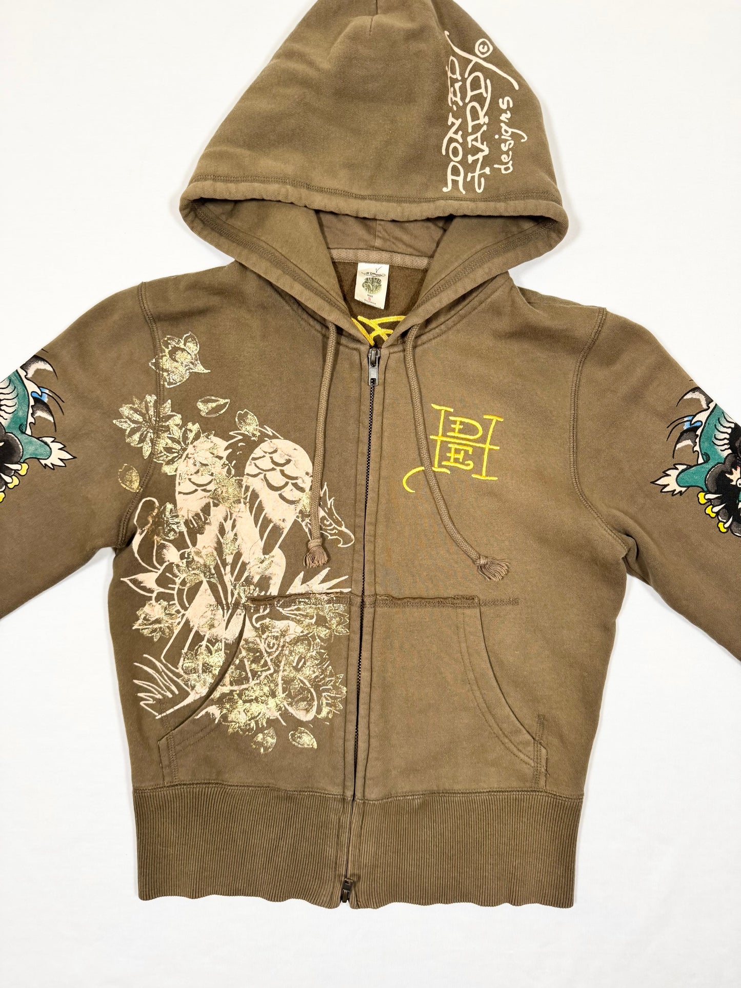 Brown Ed Hardy Hoodie