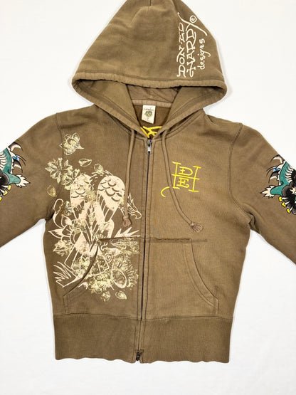 Brown Ed Hardy Hoodie