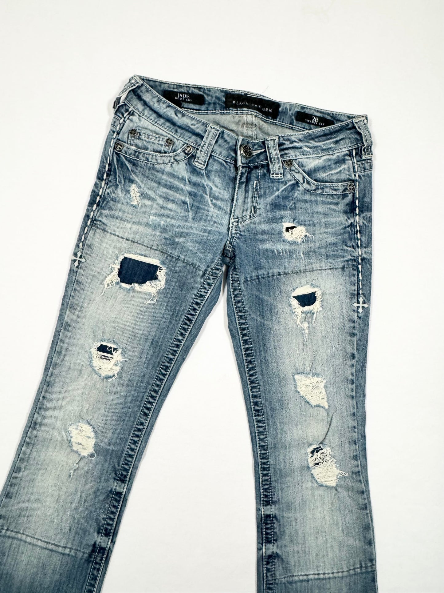 Affliction Cross Flared Jeans ♡ Size S