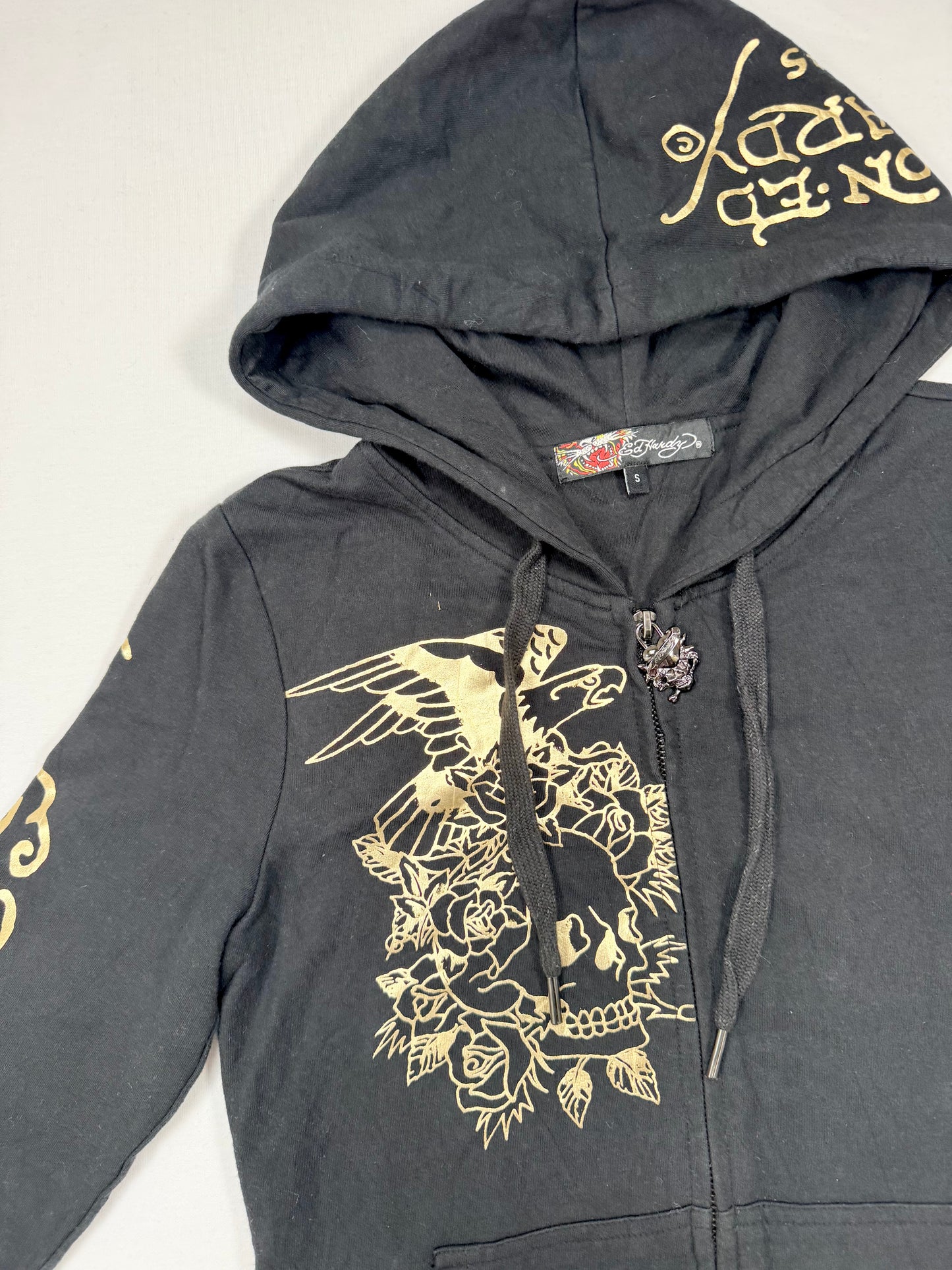 Ed Hardy Zip Up Hoodie ♡ S