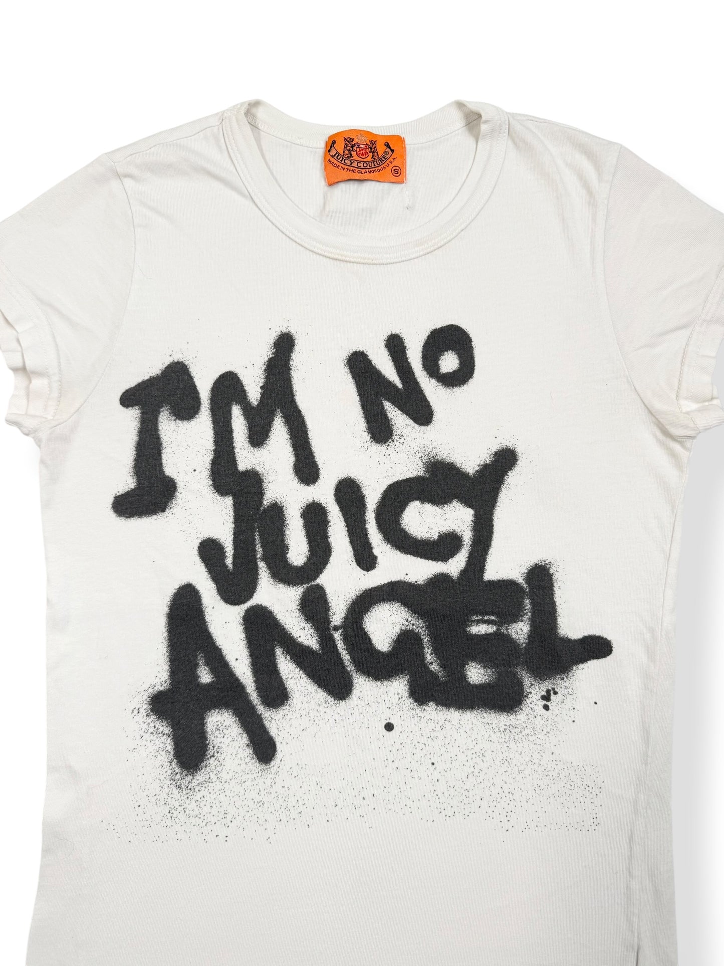 “I’m No Juicy Angel” Airbrush Tee ♡ S