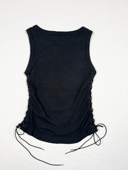 Lace Up Sides Motor Tank ♡ Size S