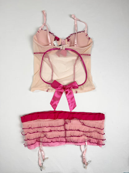 Ruffle Bow Cami Set ♡ S/M