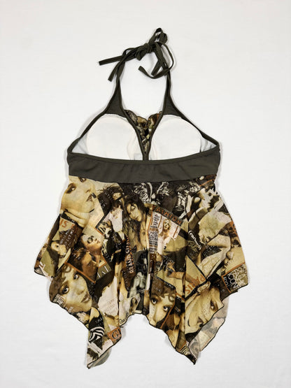 Magazine Print Halter