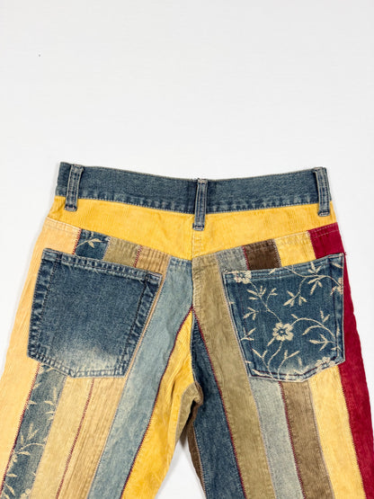 Corduroy Striped Flares ♡ Size XXS