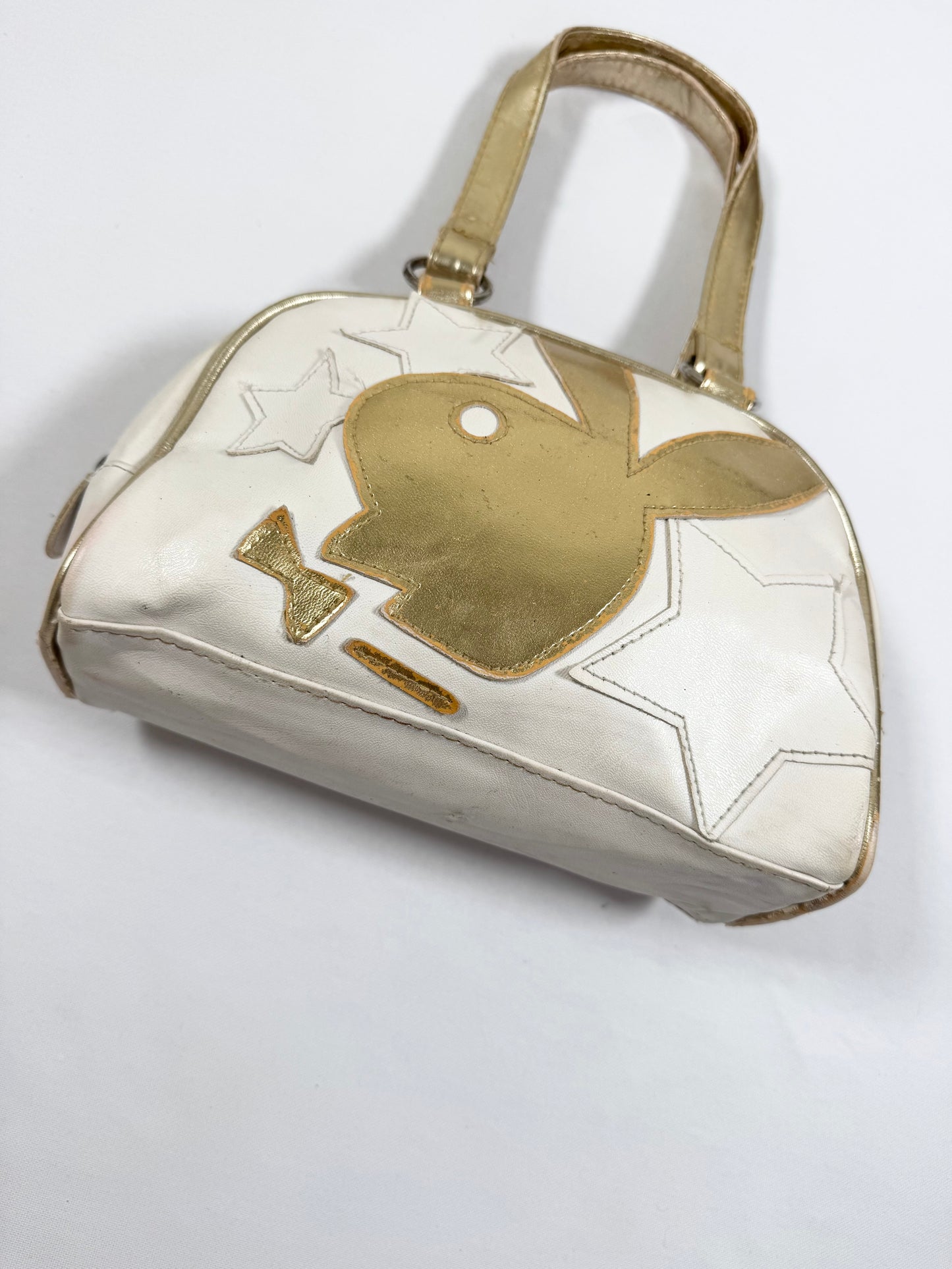 Playboy Gold & White Bag ☆