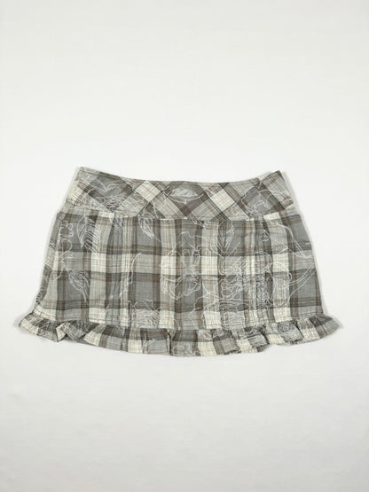 Plaid Mini Skirt