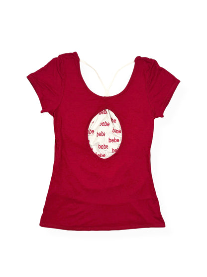 Bebe Cutout Tee ♡ Size S