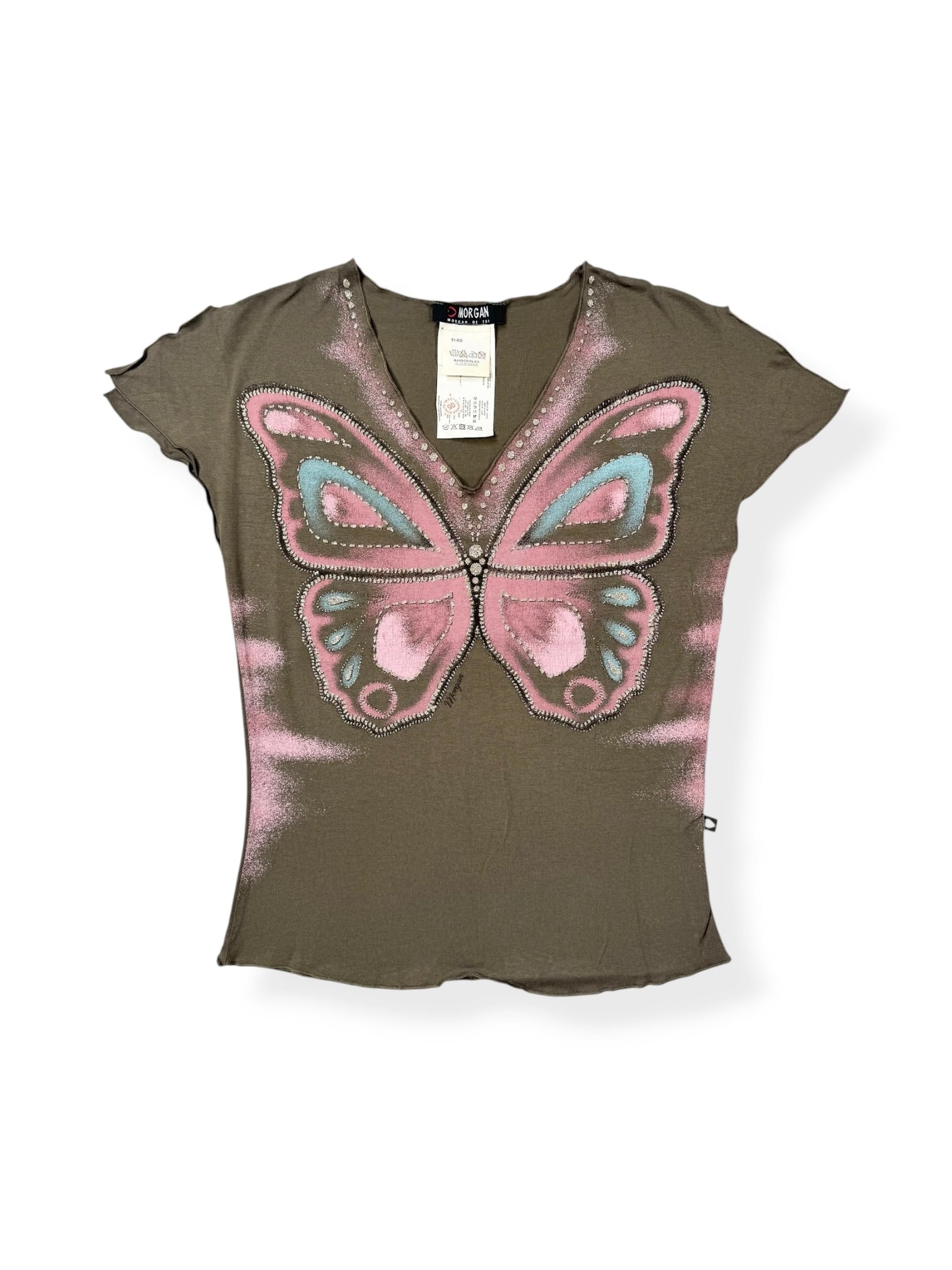 Morgan De Toi Butterfly Tee ♡ S
