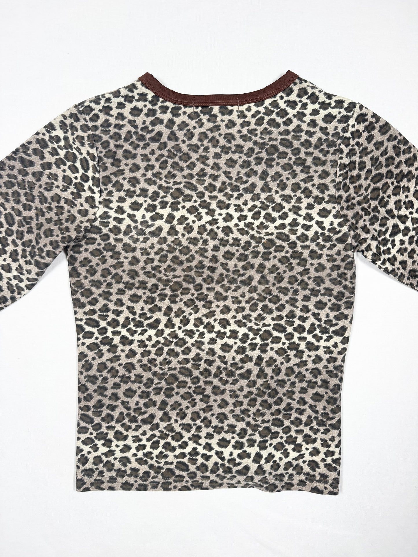 Playboy Leopard 3/4 Top ♡ Size M