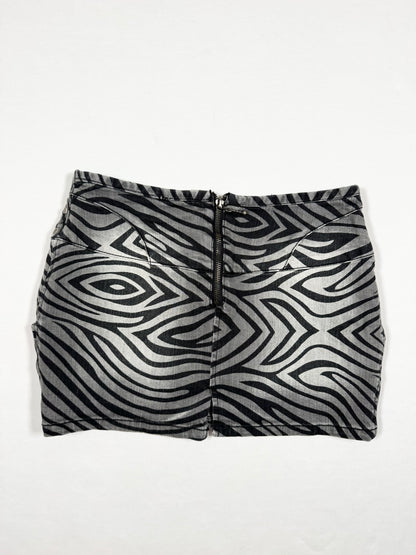 Zebra Mini Skirt ♡ Size S