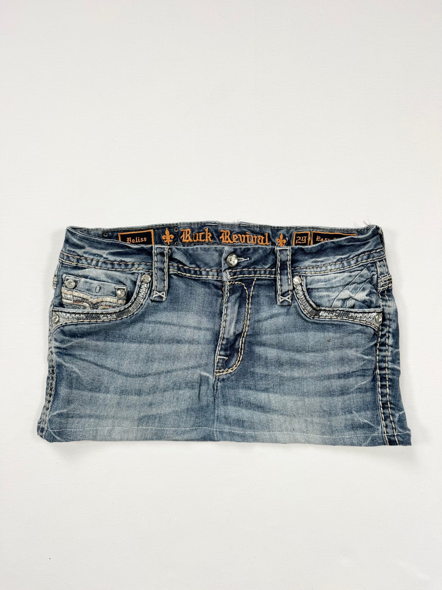 Rock Revival Sequin Mini Skirt ♡ 29”
