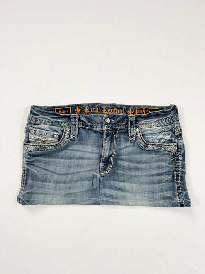 Rock Revival Sequin Mini Skirt ♡ 29”