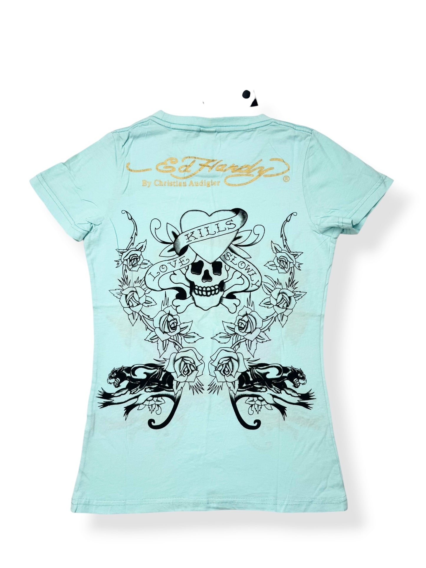Seafoam Ed Hardy Tee ♡ L