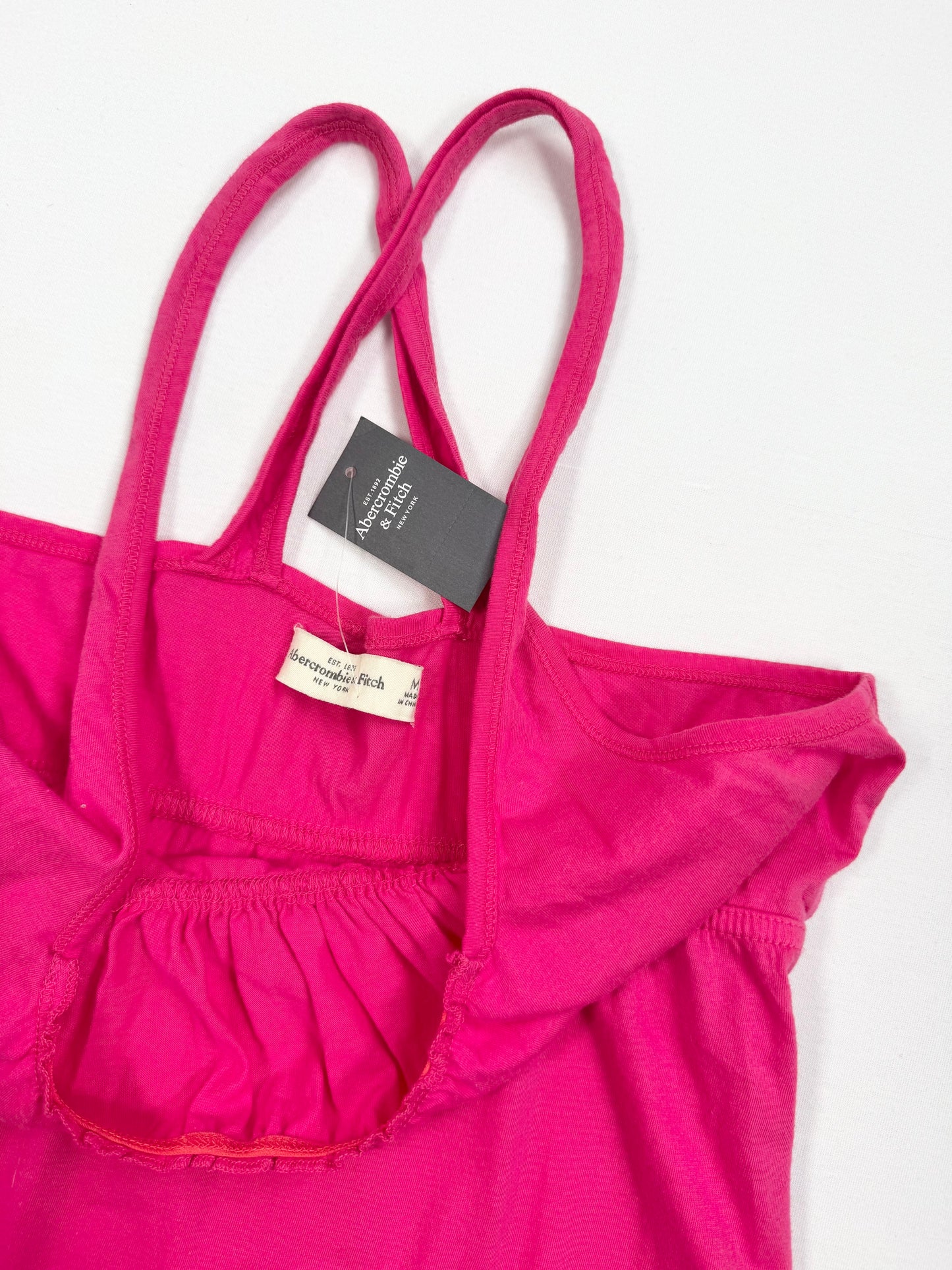 Pink Abercrombie Fan Cami ♡ M