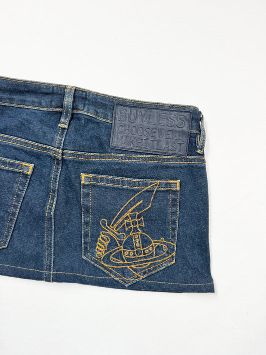 Vivienne Westwood Sword Orb Mini Skirt ♡ XS