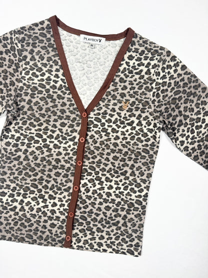 Playboy Leopard 3/4 Top ♡ Size M