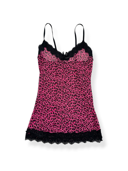 Pink Leopard Cami ♡ S