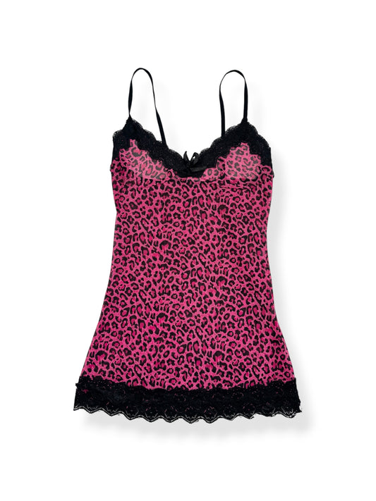 Pink Leopard Cami ♡ S