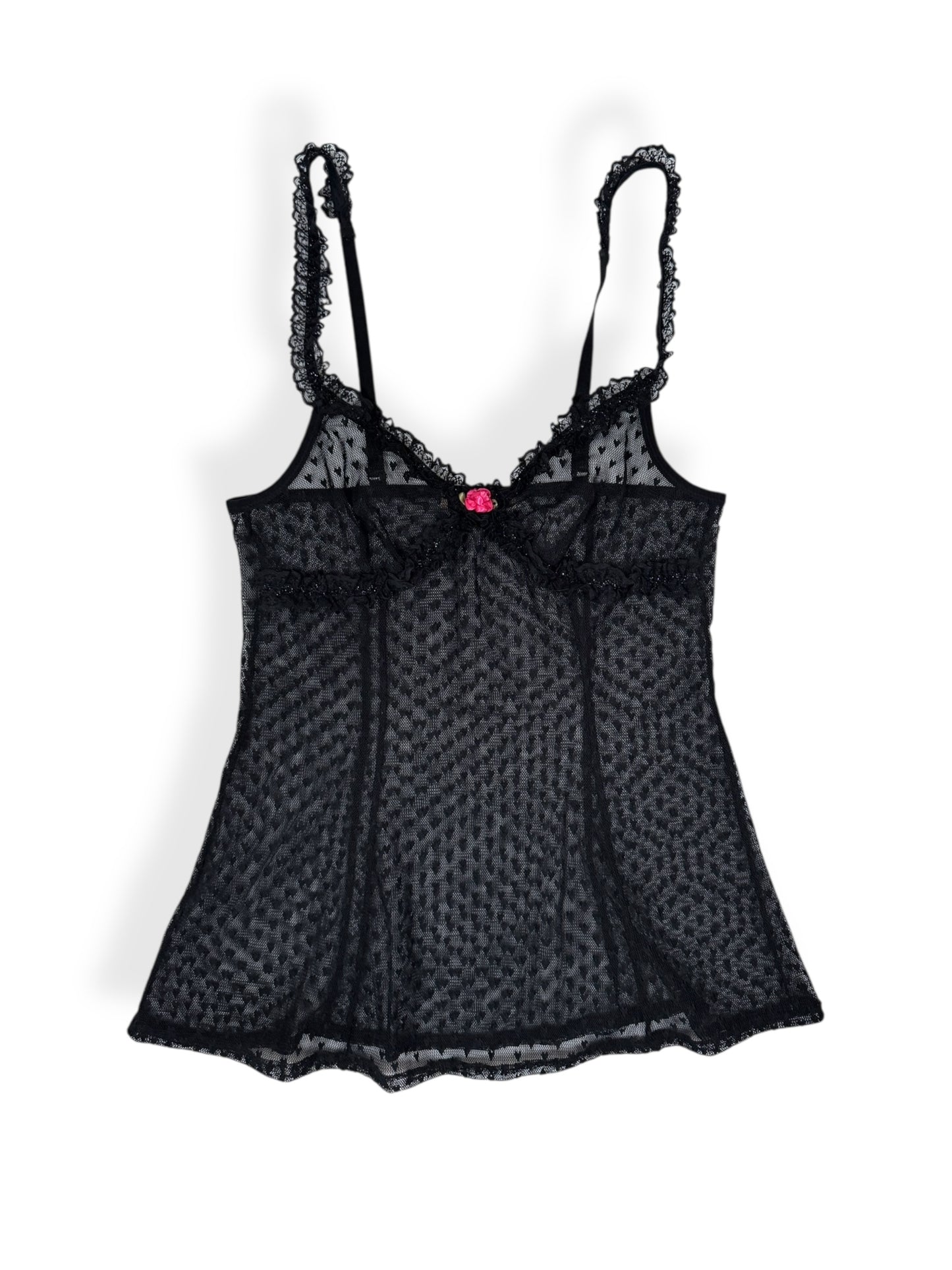 Sexy Cookie Heart Micromesh Cami