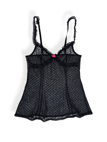 Sexy Cookie Heart Micromesh Cami
