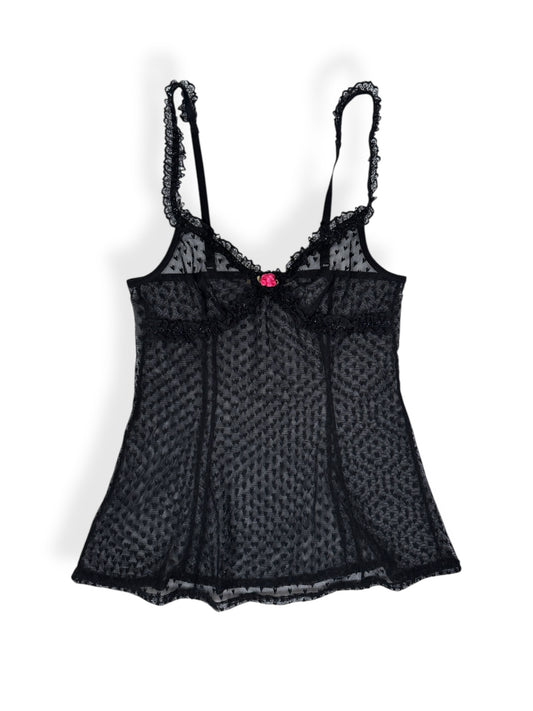 Sexy Cookie Heart Micromesh Cami